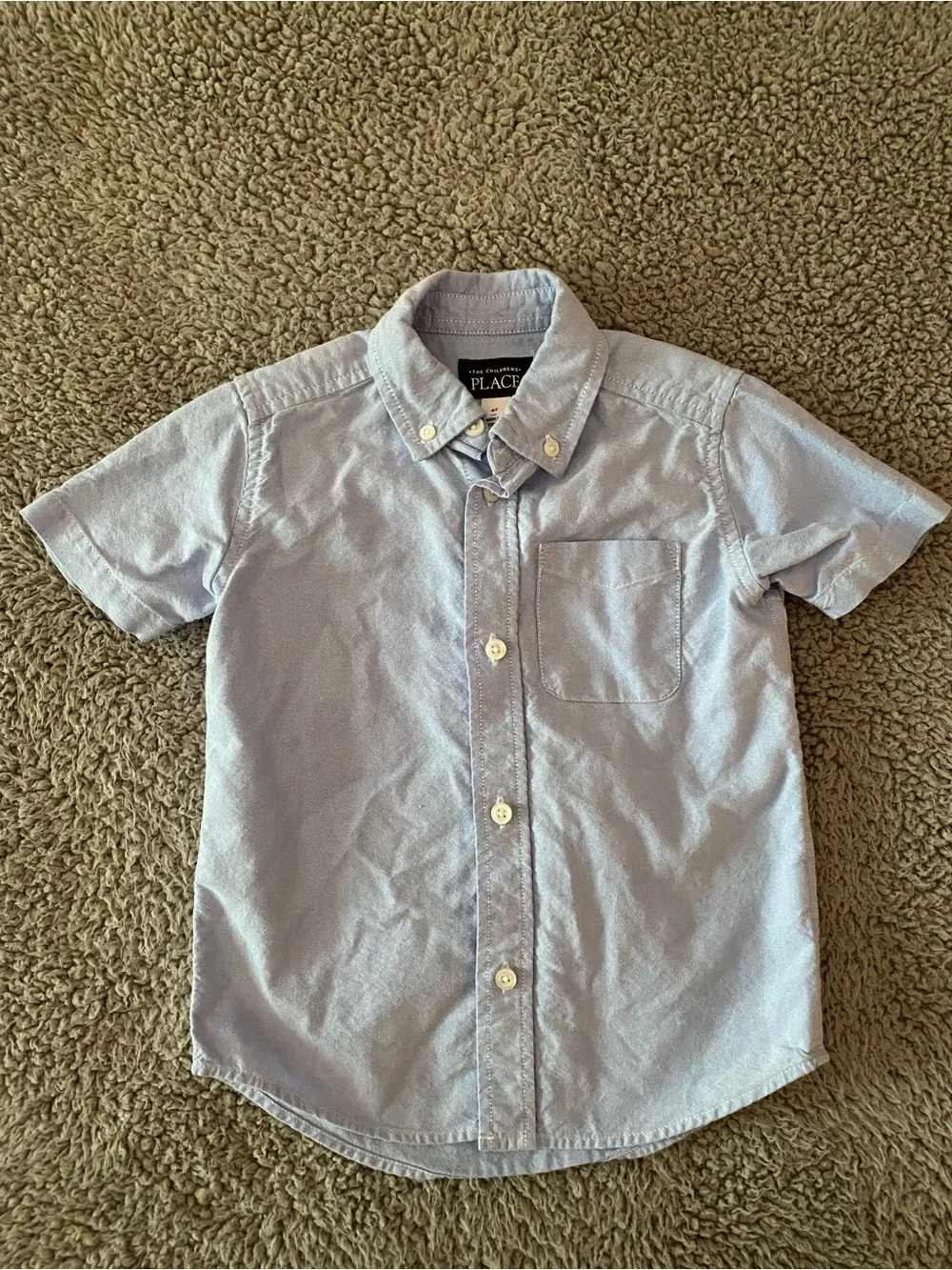 The Children’s Place Boys 4T Short Sleeves Button Down Shirts